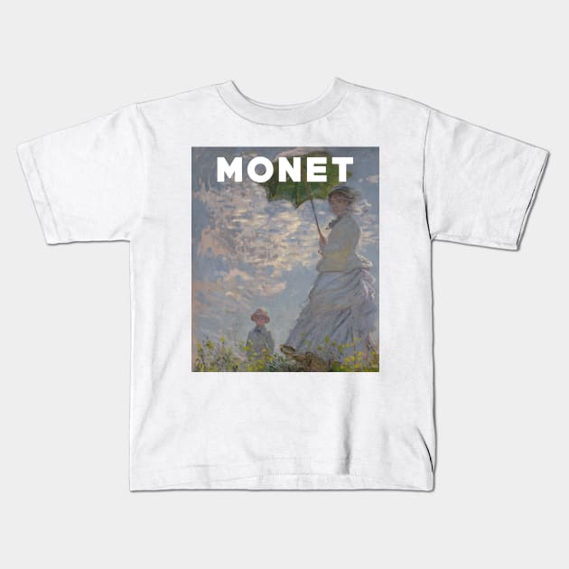 Monet Poster Kids T-Shirt by Laevs